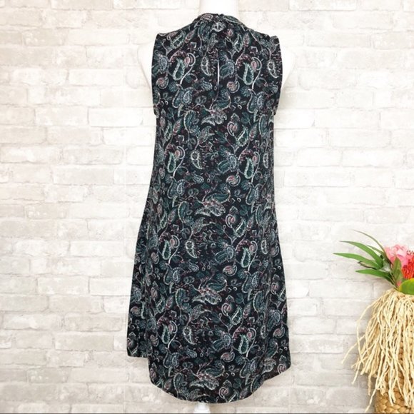 DR2 Paisley Print Sleeveless Shift Dress Medium - Picture 2 of 5